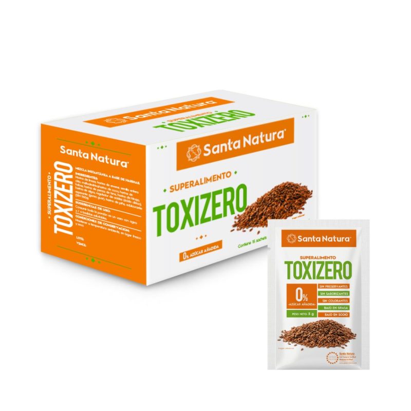 Caja de sachet 15u toxizero x 5 g c/u